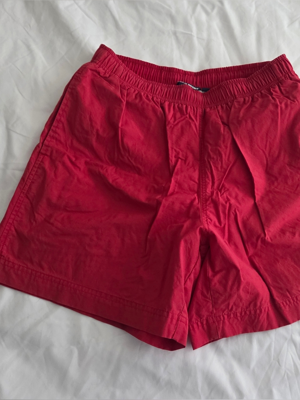 Polo by Ralph Lauren Red Elastic Waist Swim Shorts Size Medium